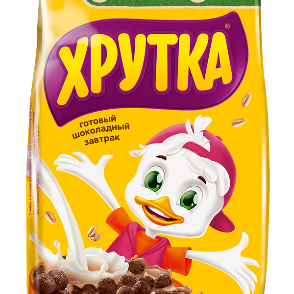 Готовый завтрак Хрутка шоколадный обогащенный кальцием