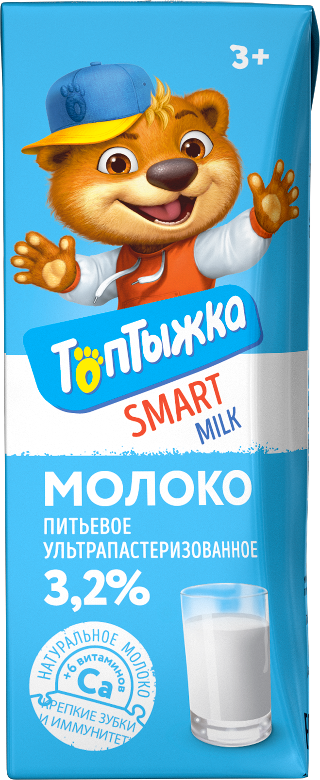 

Молоко Топтыжка ультрапастеризованное, 3.2% 200 мл