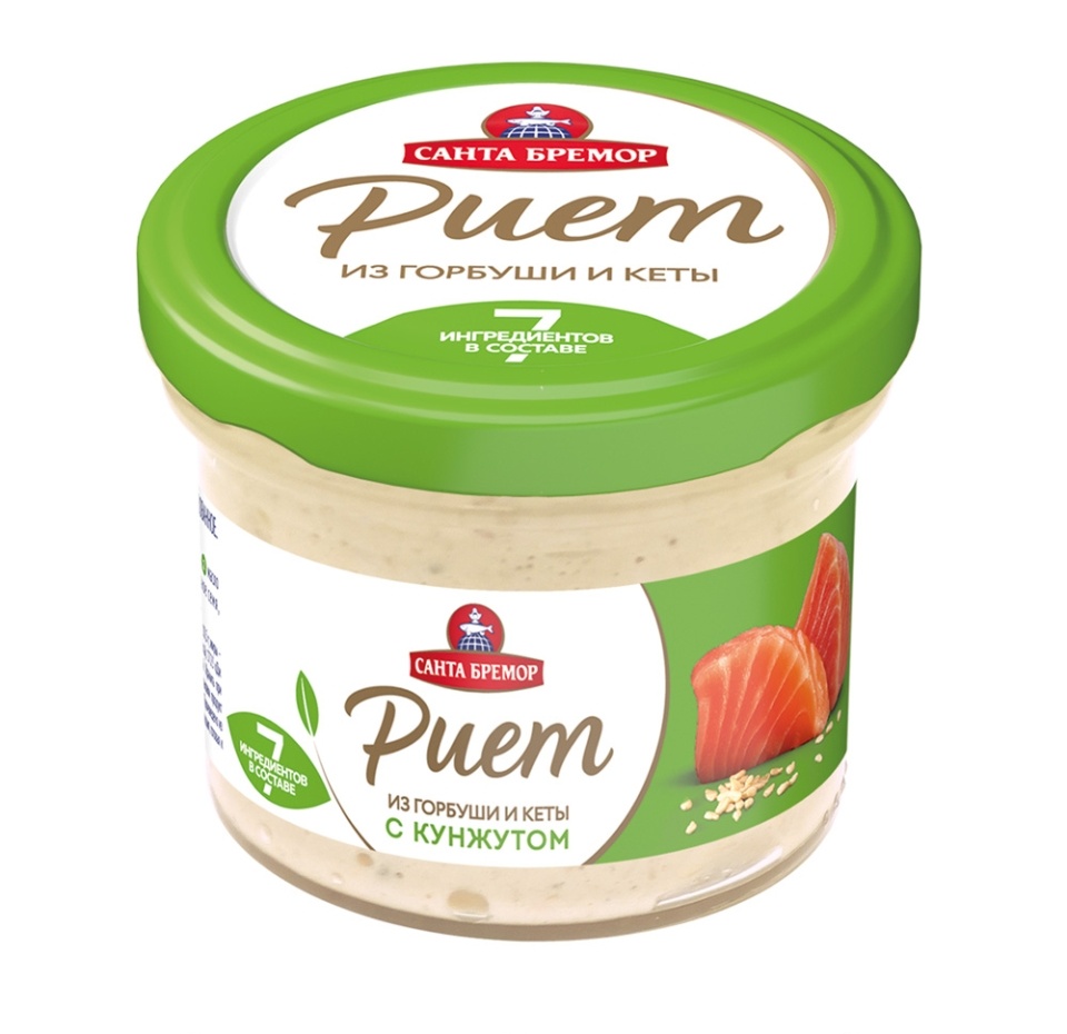 

Риет из горбуши и кеты с кунжутом «Санта Бремор» 100 г