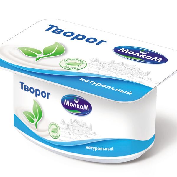 Творог МолкоМ мягкий натуральный 7%