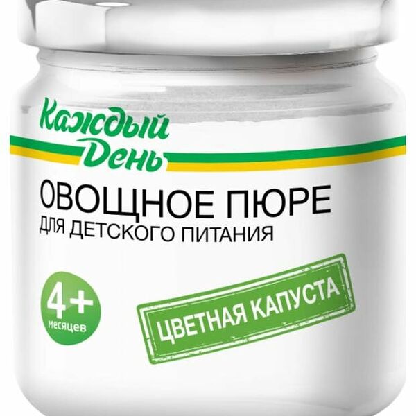 Пюре Каждый день цветная капуста с 4 мес.
