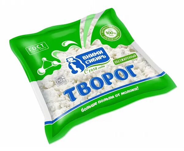 Творог ВНИМИ-Сибирь обезжиренный 0%