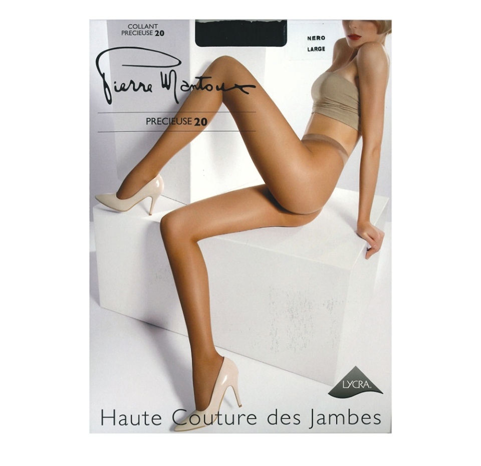 

Колготки Pierre Mantoux Collant Precieuse цвет 9000 nero 20 den, размер 3, Италия