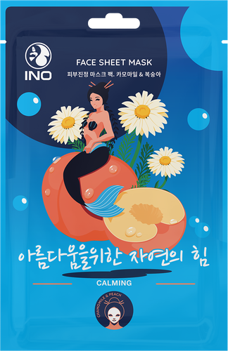 

Маска тканевая INO Ромашка и персик успокаивающая 25 мл