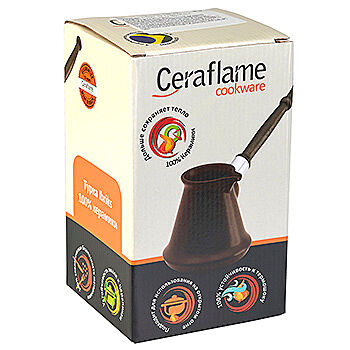 Турка Ceraflame 500 мл керамика, в ассортименте