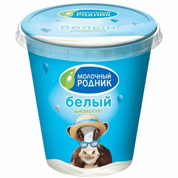 Биойогурт МОЛОЧНЫЙ РОДНИК Белый 2,5%, бзмж