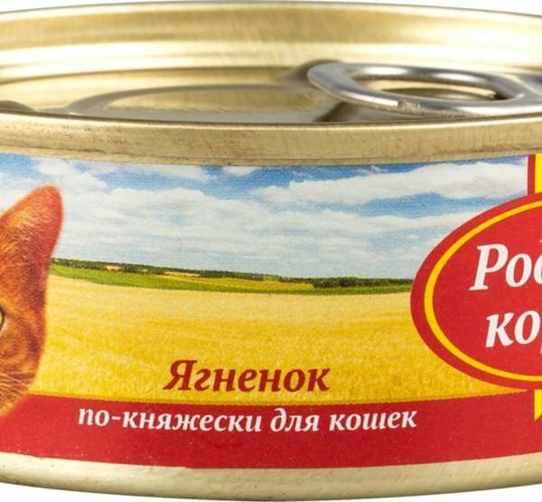 Корм для кошек Родные корма Ягненок по-княжески