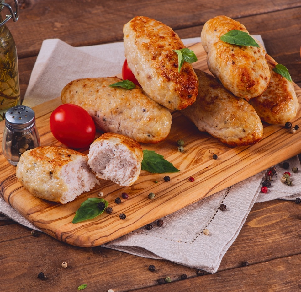 

Котлеты "Сливочные" из мяса цыплёнка-бройлера охлажденные «Почти готово» 360 г