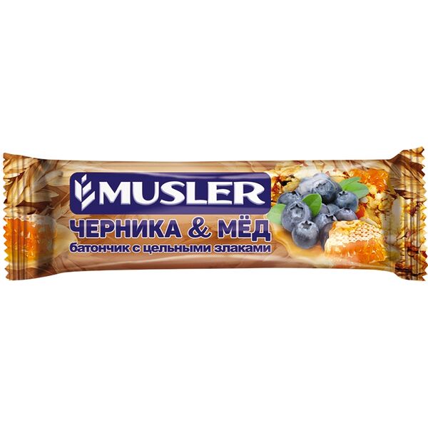 Батончик мюсли Musler Черника и мед