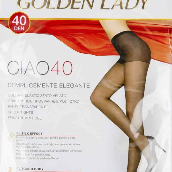 Колготки женские Golden Lady Ciao цвет: cognac/коньяк, размер 4, 40 den