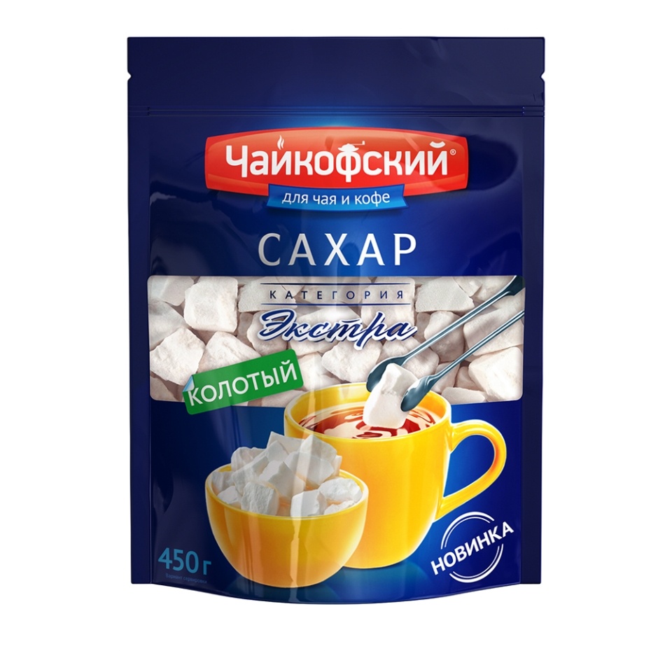 

Сахар Чайкофский кусковой колотый категории Экстра 450г, Россия