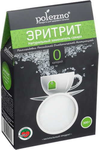 

Сахарозаменитель Polezzno эритрит 300 г