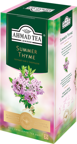 

Чай черный Ahmad Tea Fun Summer Thyme с чабрецом 25 пакетиков х 1.5 г