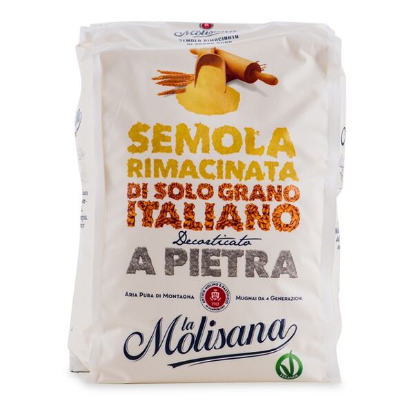 Мука пшеничная из твёрдых сортов пшеницы двойного помола, La Molisana