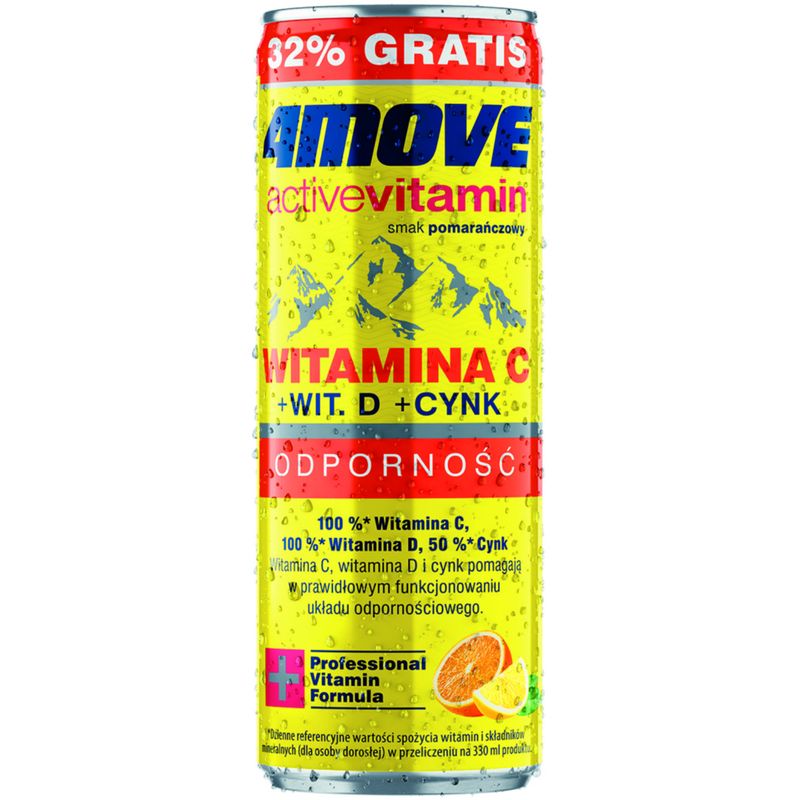 

Напиток витаминизированный 4Move ActiveVItamin со вкусом апельсина 330 мл