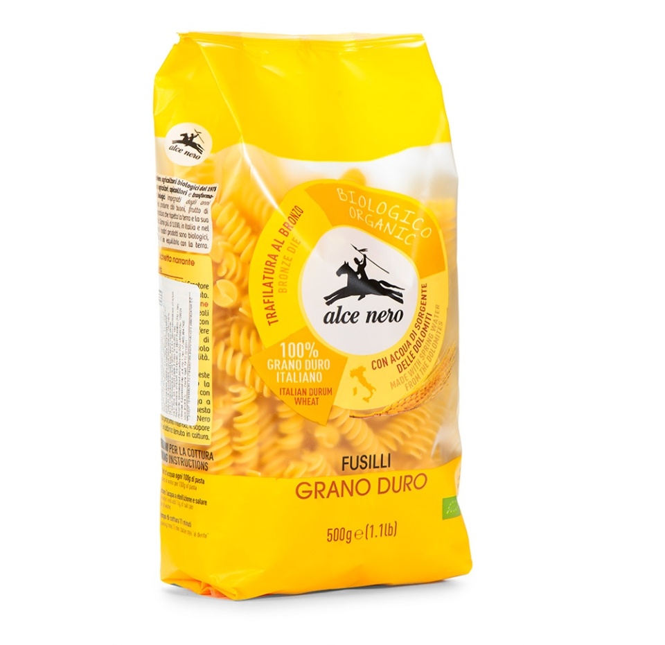 

Макароны Alce Nero Fusilli из твёрдых сортов пшеницы