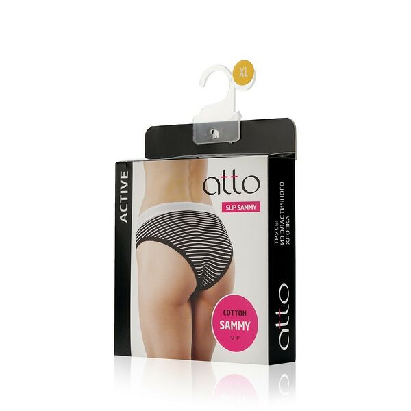 Женские трусы Atto Sammy - Slip, Черный, XL