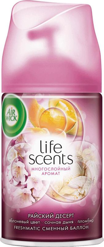 

Сменный баллон Air Wick Freshmatic Life Scents Райский десерт 250мл