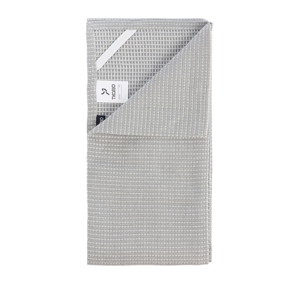 

Набор Tkano из двух кухонных вафельных полотенец серого цвета, коллекции Essential 50х70 см