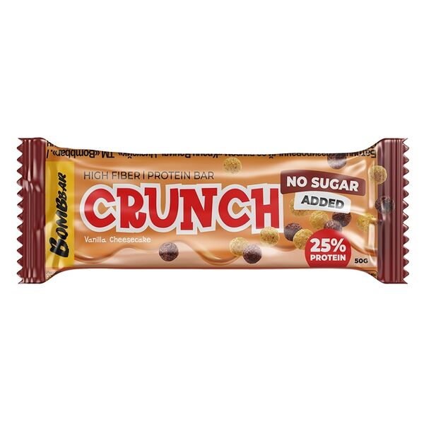 BomBBar Батончик глазированный Crunch чизкейк ванильный