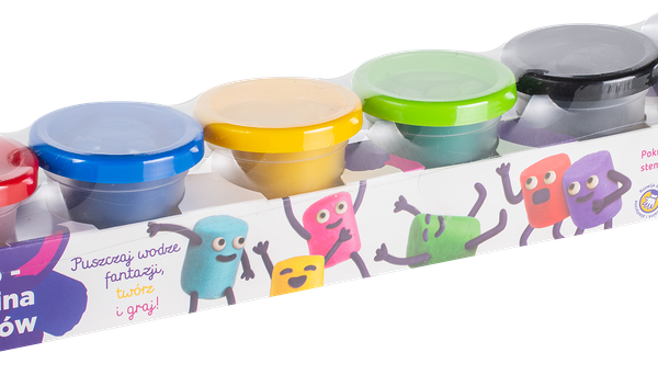 Тесто-пластилин Genio Kids 6 цветов