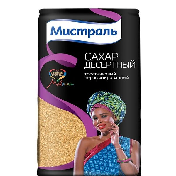 Сахар тростниковый Мистраль Десертный, нерафинированный