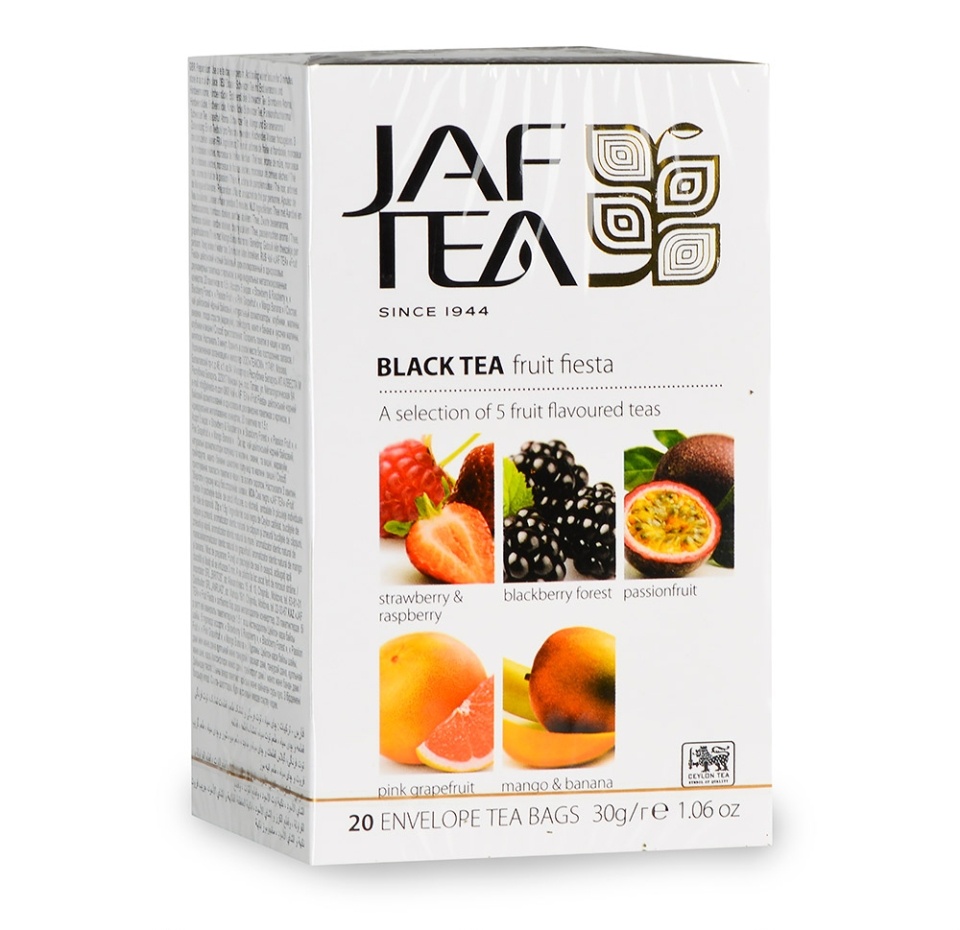 

Чай черный JAF TEA Ассорти Fruit Fiesta 20 x 1.5 г Шри-Ланка