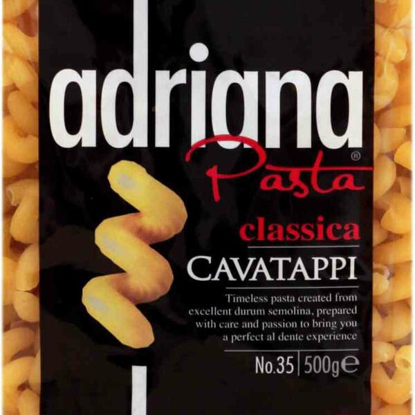 Макаронные изделия Рожки витые №35 Adriana Pasta Classica Cavatappi