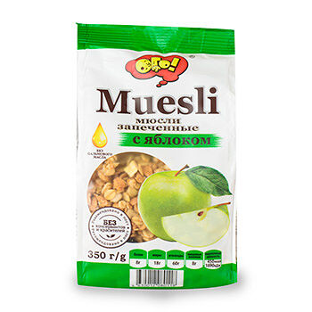 Мюсли Ого! запеченные с яблоком