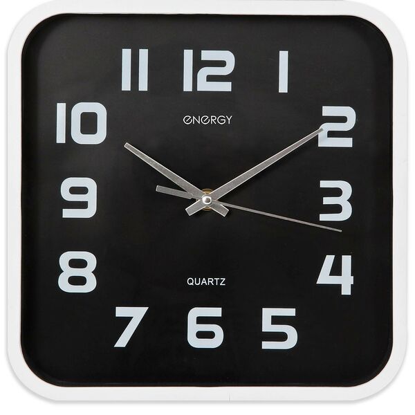 Часы настенные ЕС-09, 24.5х24.5 см, квадратные