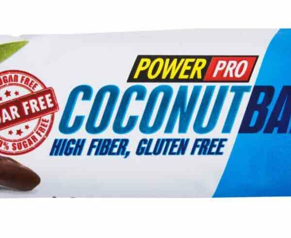 Батончик протеиновый глазированный Power Pro Coconut Bar без сахара