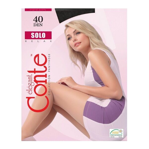 Колготки женские Conte Solo relax цвет черный