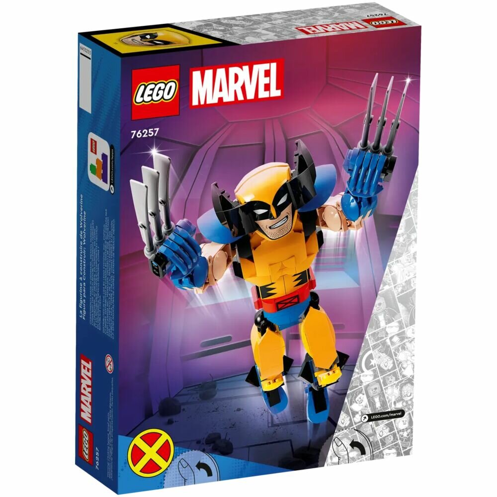 

Конструктор Lego Super Heroes Marvel Сборная фигурка Росомахи 327 деталей арт. 76257