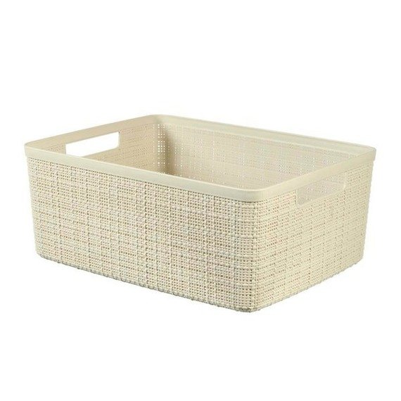 

Корзина Curver Jute пластиковая 12 л M 36 x 28 x 15 см