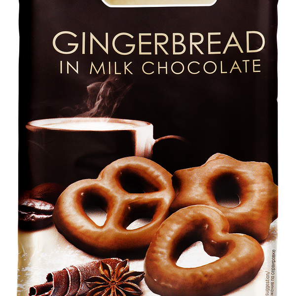 Пряники LAMBERTZ Фигурные глазированные молочным шоколадом