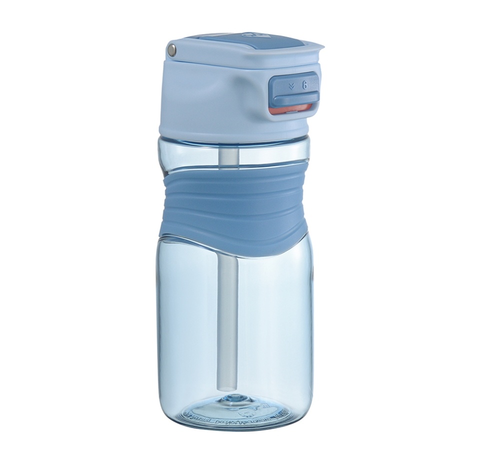 

Бутылка Smart Solutions для воды Slow Sip, 450 мл, голубая, Китай