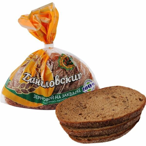 Хлеб пшенично-ржаной Коломенское Даниловский зерновой на закваске