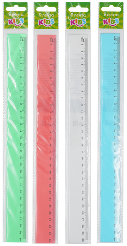 

Линейка Лента Kids 30 см 1 шт. цвет в ассортименте
