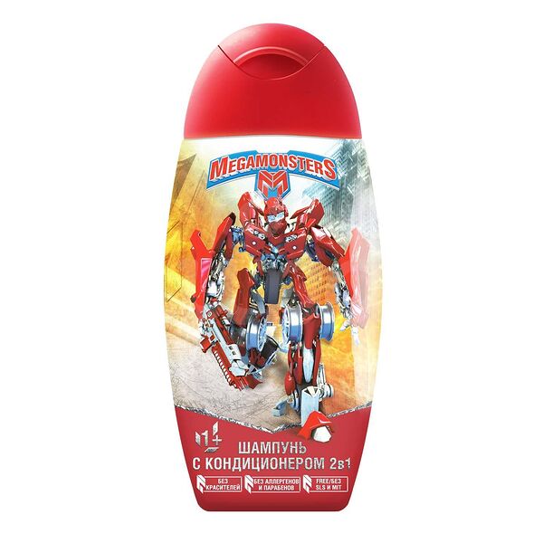 Шампунь Мегамонстры 300мл Детский Детский 2в1 от 1года