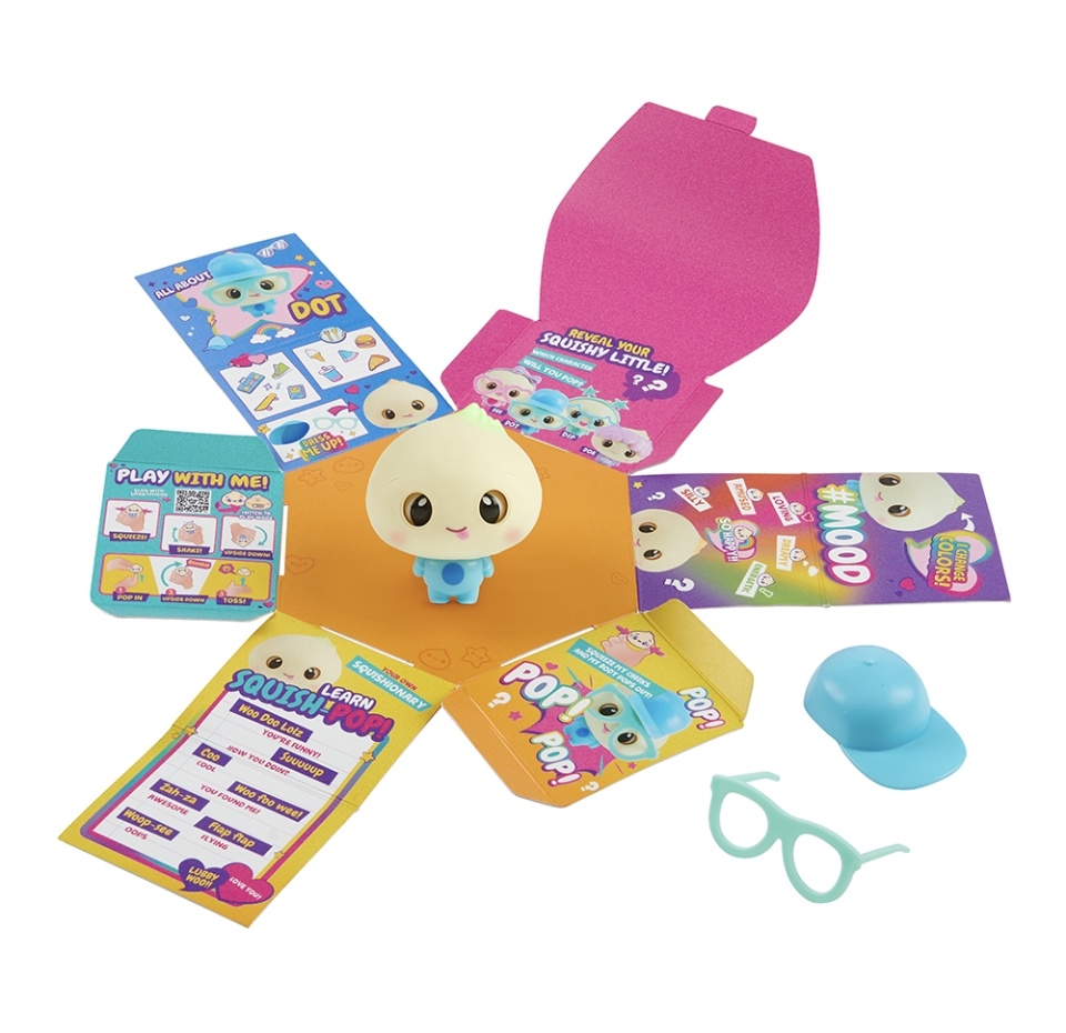 

Игрушка Wow Wee Маленький сквиш Ди голубой материал пластик, 5+, Китай