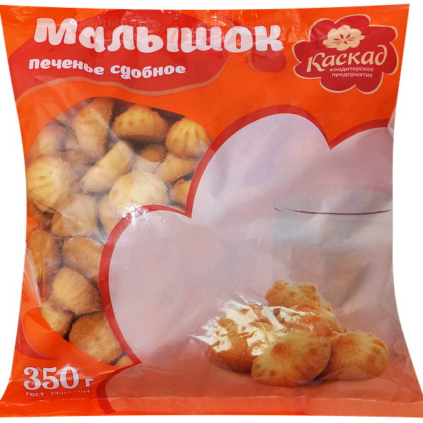 Печенье сдобное КАСКАД Малышок, 350г