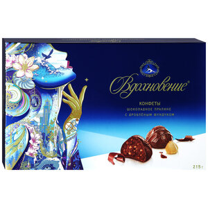 Набор конфет Вдохновение шоколадное пралине с дробленым фундуком в Магнит со скидкой –46%