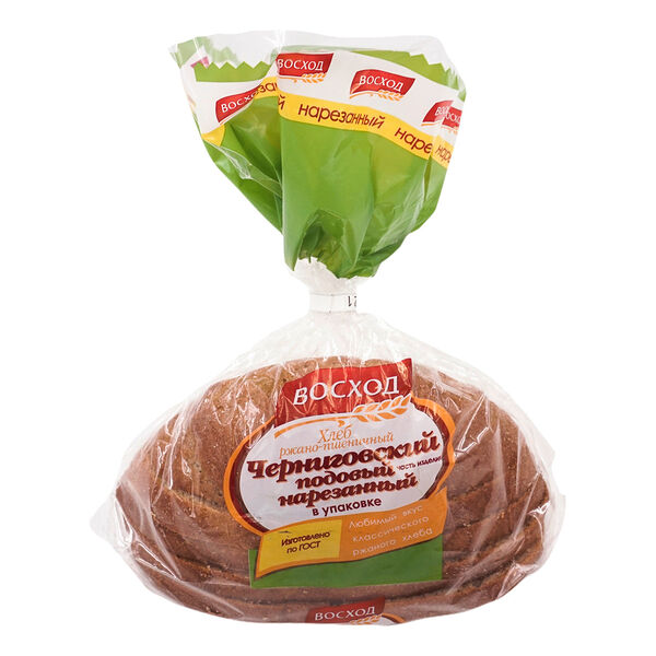 Хлеб ржано-пшеничный Восход Черниговский в нарезке 250 г