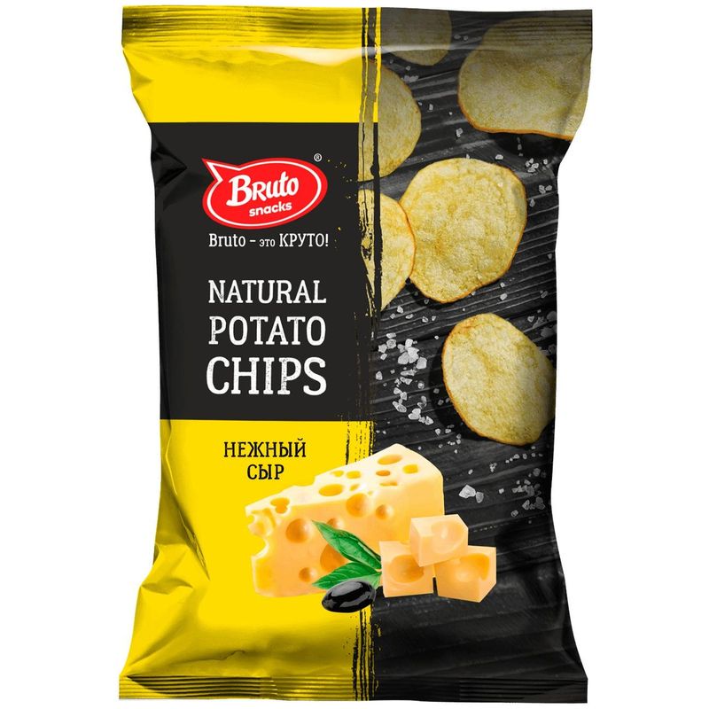 

Чипсы картофельные Bruto со вкусом сыра, 130 г