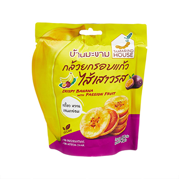 

Сухофрукты Tamarind House жареный банан с начинкой из маракуйи Таиланд 45 г