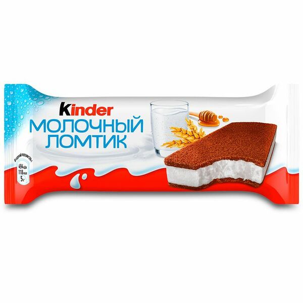 Пирожное Kinder Молочный ломтик, 28г