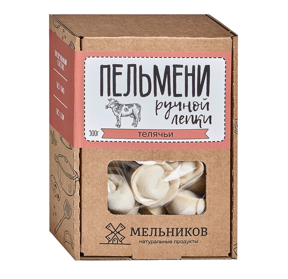 

Пельмени Мельников Телячьи 500 г