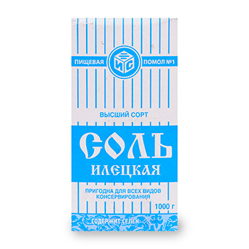 

Соль Илецкая помол №1 1 кг