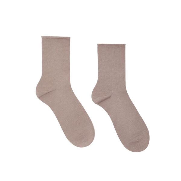 Носки Belle you без резинки бамбук цвет кофе с молоком р.38-39 (25)