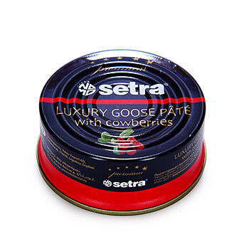 Паштет гусиный Setra Premium с брусникой